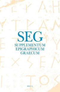 Cover image for Supplementum Epigraphicum Graecum, Volume LXIV (2014)