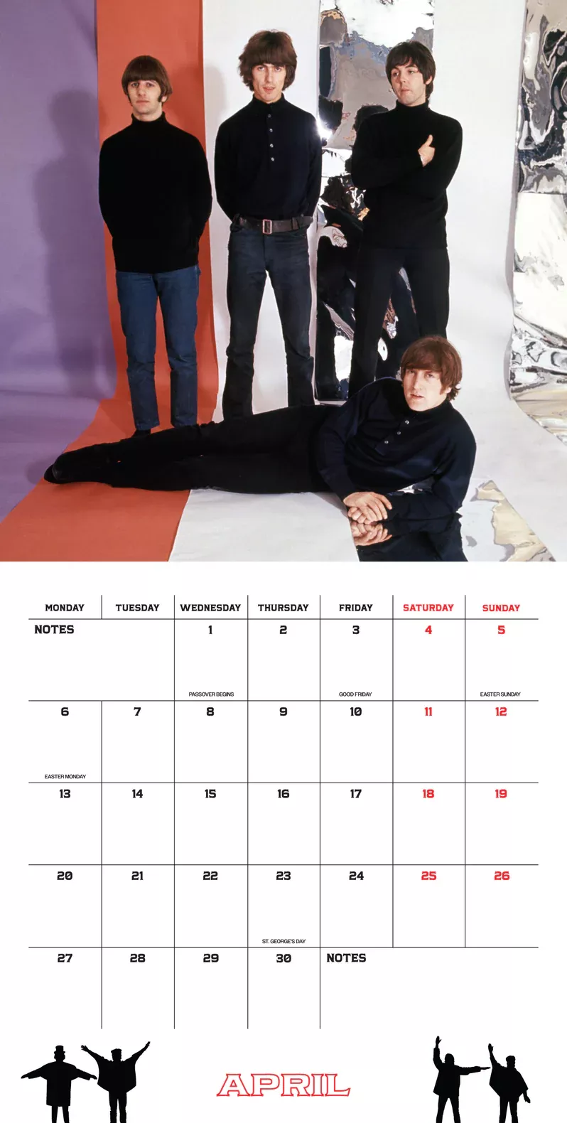 The Beatles Collector's Edition 2026 Wall Calendar