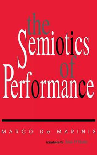 Cover image for The Semiotics of Performance