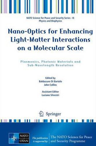 Cover image for Nano-Optics for Enhancing Light-Matter Interactions on a Molecular Scale: Plasmonics, Photonic Materials and Sub-Wavelength Resolution