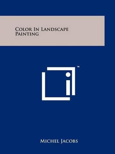 Cover image for Color in Landscape Painting