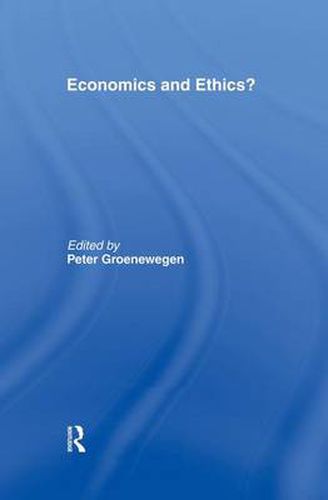 Cover image for Economics and Ethics?