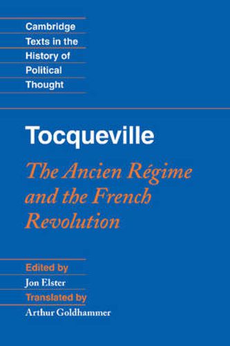 Cover image for Tocqueville: The Ancien Regime and the French Revolution