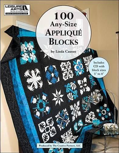 Cover image for 100 Any-Size Applique Blocks