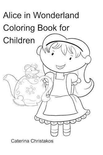 Cover image for Alice in Wonderland Coloring Book