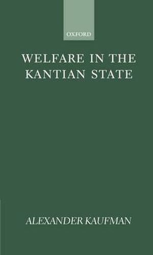 Cover image for Welfare in the Kantian State