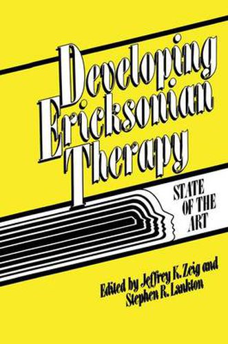 Cover image for Developing Ericksonian Therapy: A State Of The Art