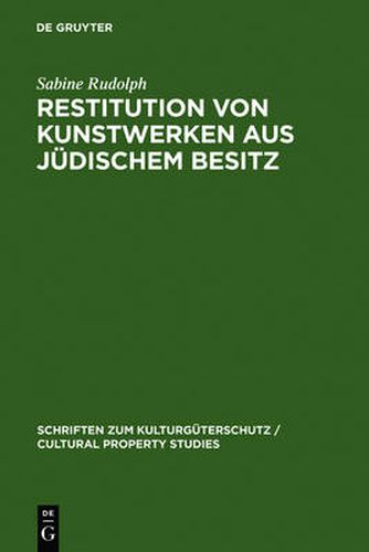 Cover image for Restitution von Kunstwerken aus judischem Besitz