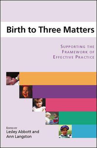 Cover image for Birth to Three Matters