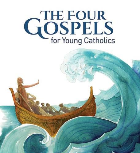 Cover image for The Four Gospels for Young Catholics