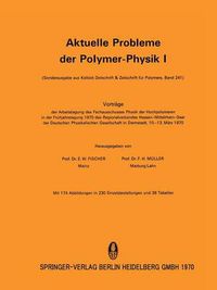 Cover image for Aktuelle Probleme Der Polymer-Physik I