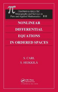 Cover image for Nonlinear Differential Equations in Ordered Spaces