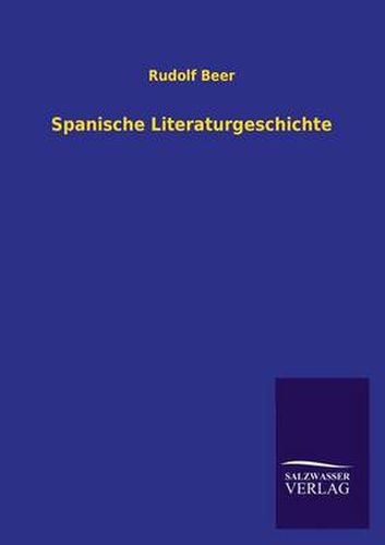 Cover image for Spanische Literaturgeschichte