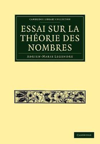 Cover image for Essai sur la Theorie des Nombres