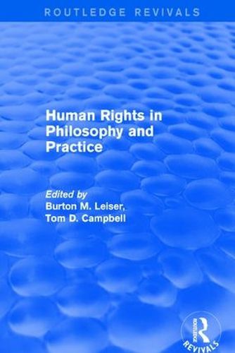 Cover image for Human Rights in Philosophy and Practice