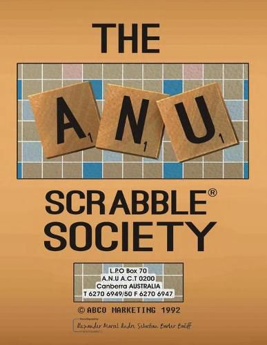Cover image for The ANU Scrabble Society