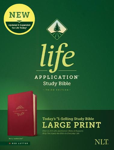 Cover image for NLT Life Application Study Bible, Third Edition, Large Print