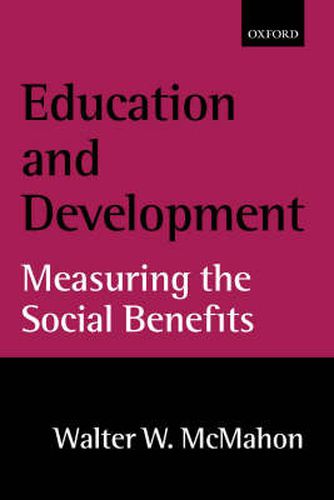 Cover image for Education and Development: Measuring the Social Benefits