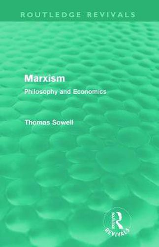 Cover image for Marxism (Routledge Revivals): Philosophy and Economics