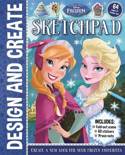 Cover image for Disney Frozen Design And Create Sketchpad