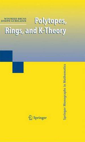 Cover image for Polytopes, Rings, and K-Theory