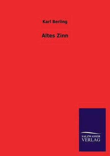 Cover image for Altes Zinn