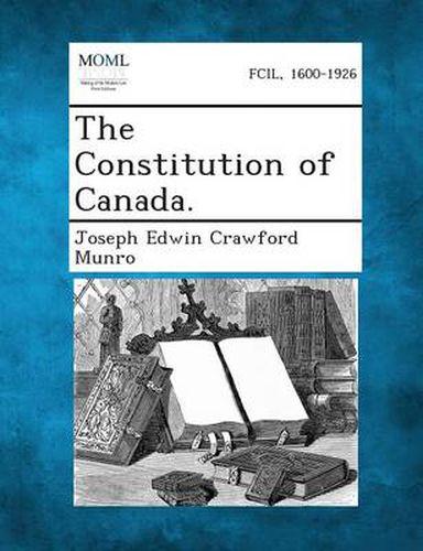 Cover image for The Constitution of Canada.