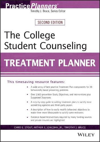 Cover image for The College Student Counseling Treatment Planner