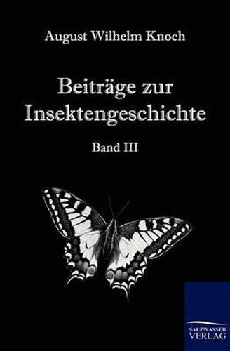 Cover image for Beitrage zur Insektengeschichte