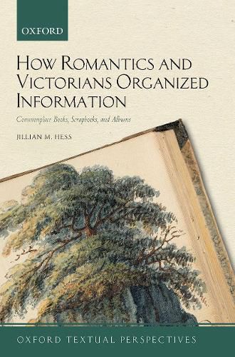 Cover image for How Romantics and Victorians Organized Information: Commonplace Books, Scrapbooks, and Albums