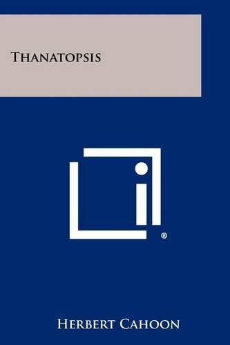 Cover image for Thanatopsis