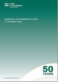 Cover image for Updating the Land Registration Act 2002: a consultation paper