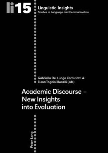 Cover image for Academic Discourse: New Insights into Evaluation