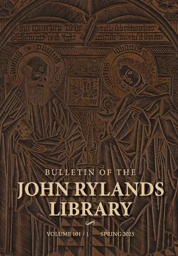 Cover image for Bulletin of the John Rylands Library 101/1