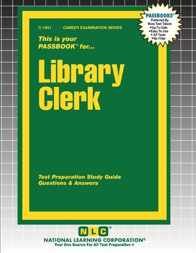 Cover image for Library Clerk: Passbooks Study Guide