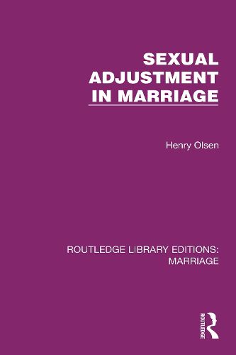 Cover image for Sexual Adjustment in Marriage