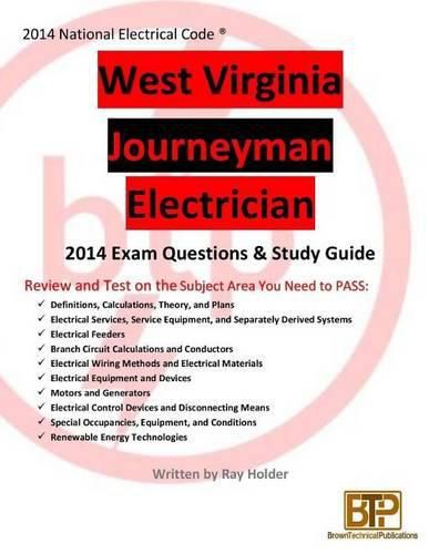 Cover image for West Virginia 2014 Journeyman Electrician Study Guide