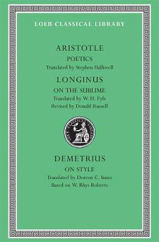 Cover image for Poetics. Longinus: On the Sublime. Demetrius: On Style