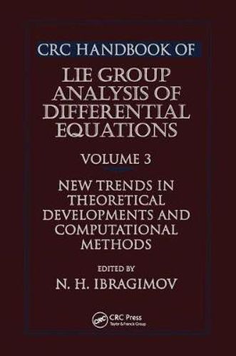 Cover image for CRC Handbook of Lie Group Analysis of Differential Equations, Volume III