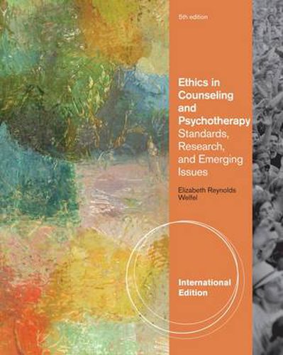 Cover image for Ethics in Counseling & Psychotherapy: Standards, Research, and Emerging Issues