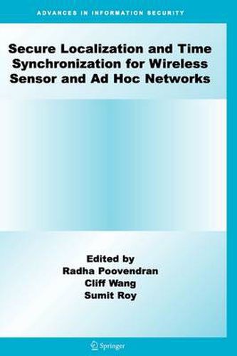 Cover image for Secure Localization and Time Synchronization for Wireless Sensor and Ad Hoc Networks