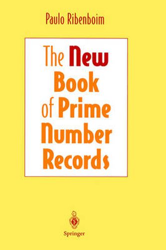 Cover image for The New Book of Prime Number Records