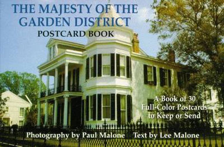 Cover image for Majesty of the Garden District Postcard Book, The