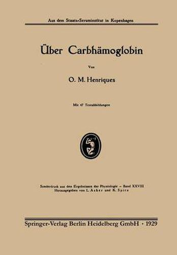 Cover image for UEber Carbhamoglobin