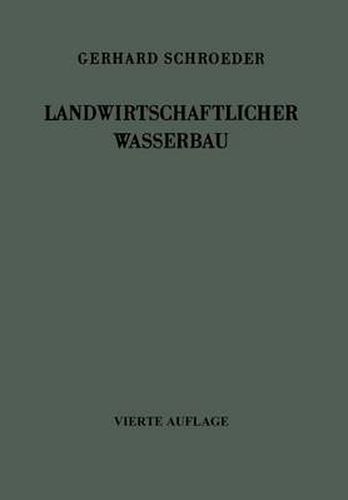 Cover image for Landwirtschaftlicher Wasserbau