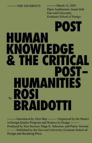 Posthuman Knowledge and the Critical Posthumanities