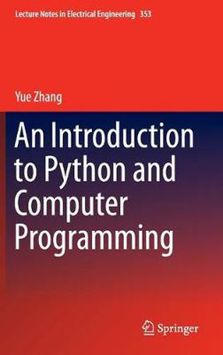 An Introduction to Python and Computer Programming