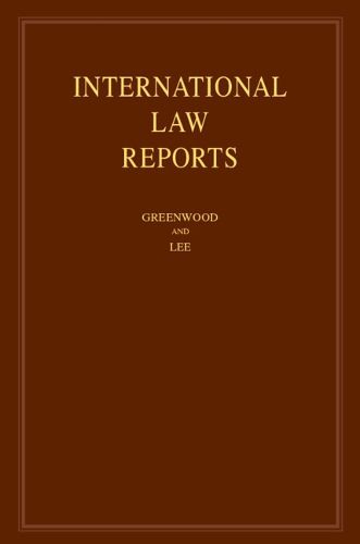 Cover image for International Law Reports: Volume 211