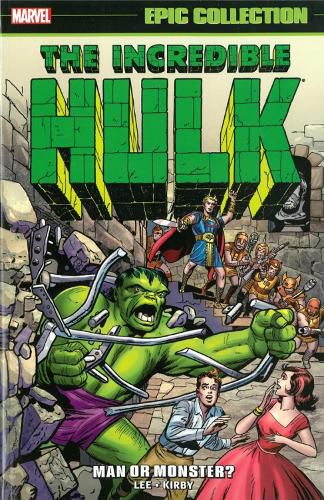 Cover image for Incredible Hulk Epic Collection: Man Or Monster?