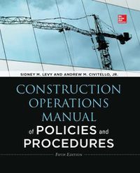 Cover image for Construction Operations Manual of Policies and Procedures 5e (Pb)